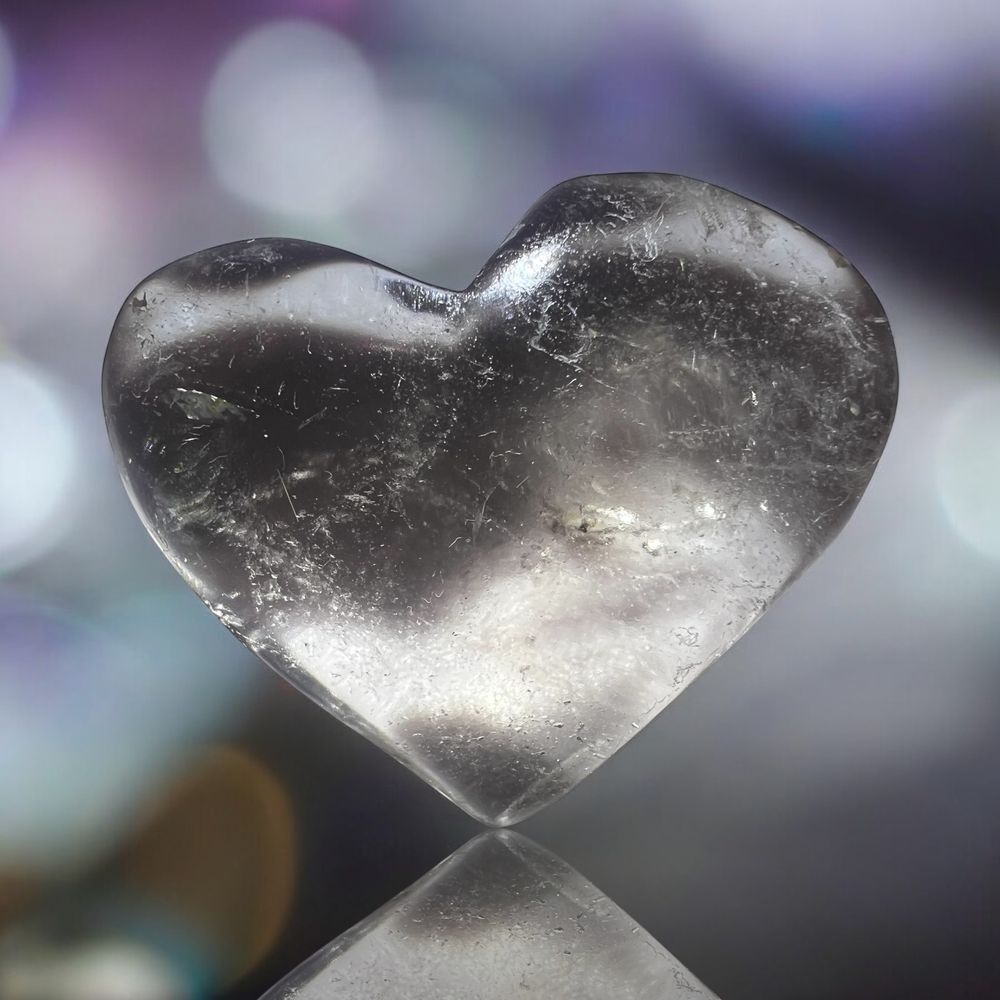 Smoky Citrine Heart Carving